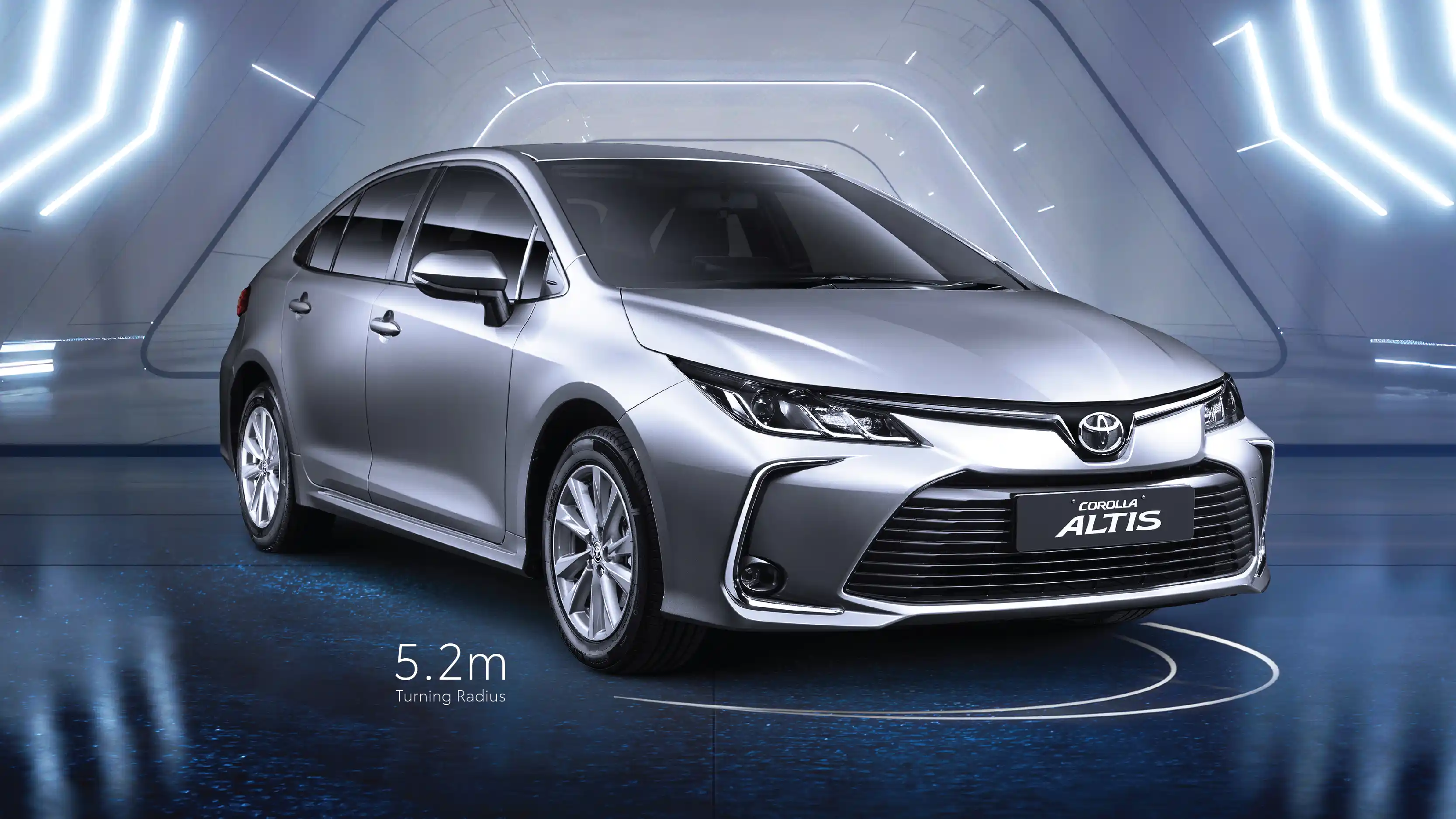 NBT TOYOTA ALTIS 1.6 5.2 METERS TURNING RADIUS