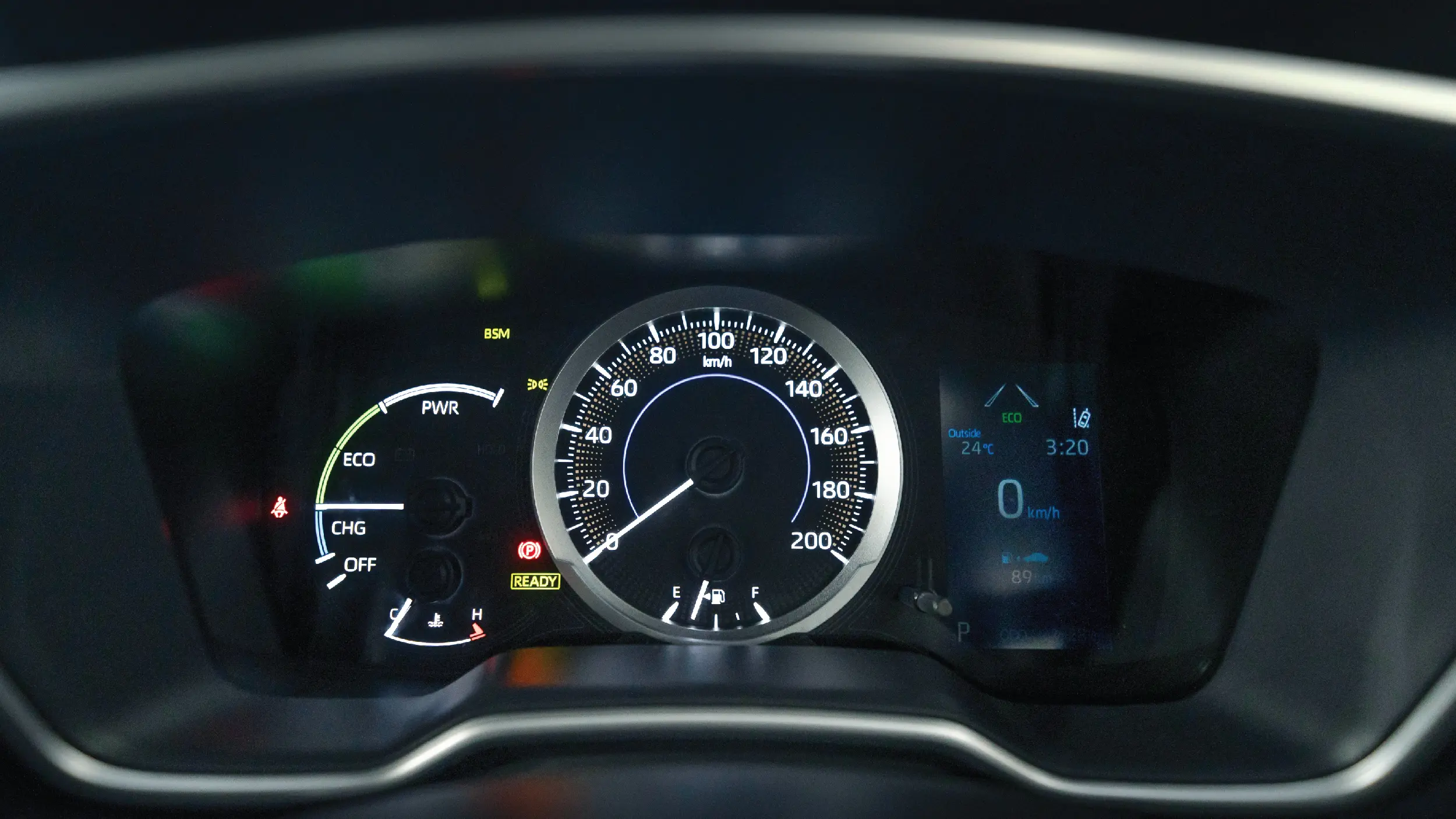 TOYOTA NBT BRUNEI CROSS HYBRID CAR COMBINATION METER