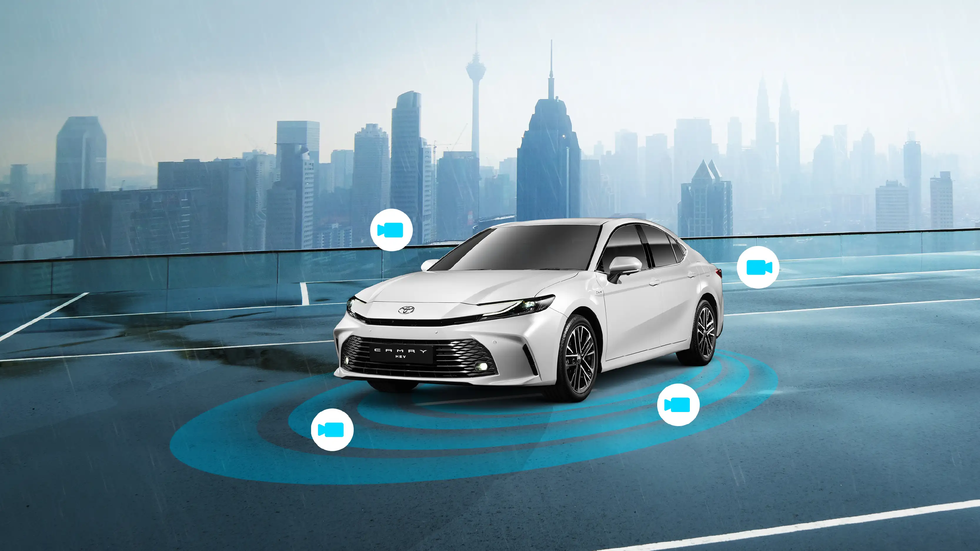 TOYOTA NBT BRUNEI CAMRY HEV CAR PANORAMIC VIEW MONITOR 