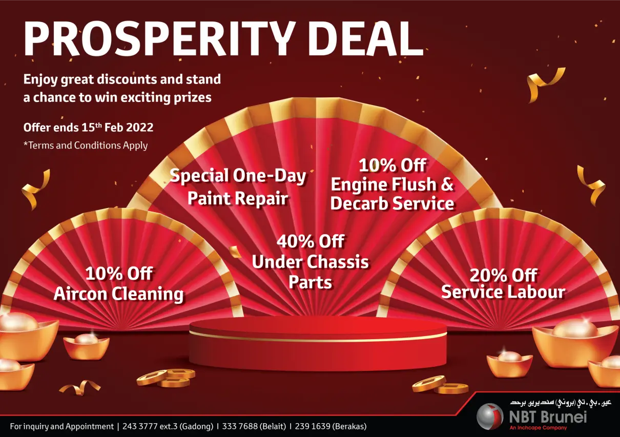 TOYOTA NBT BRUNEI PROSPERITY DEAL PROMOTIONS AND EVENTS