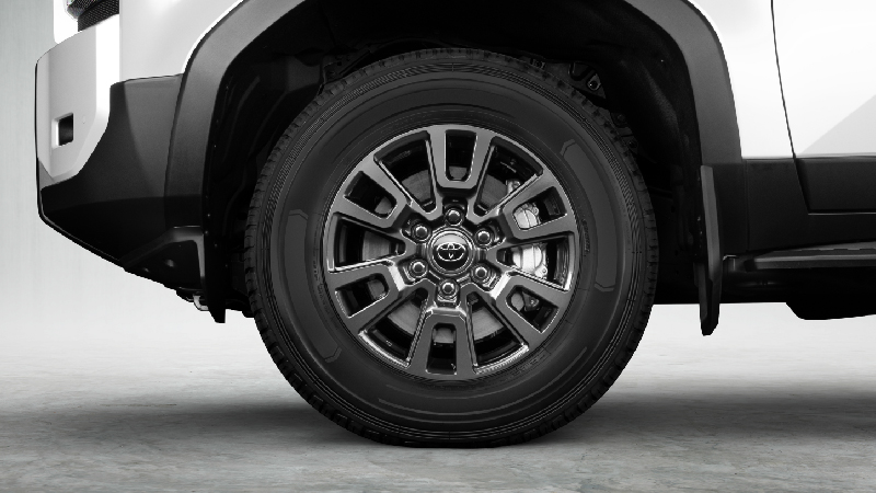 NBT TOYOTA LC250 PRADO TX 18" DARK GREY METALLIC ALLOY WHEEL