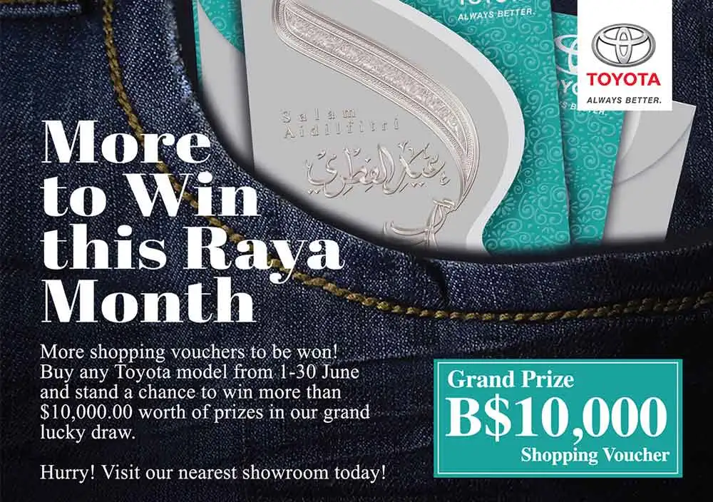 TOYOTA NBT BRUNEI MORE TO WIN PROMOTIONS