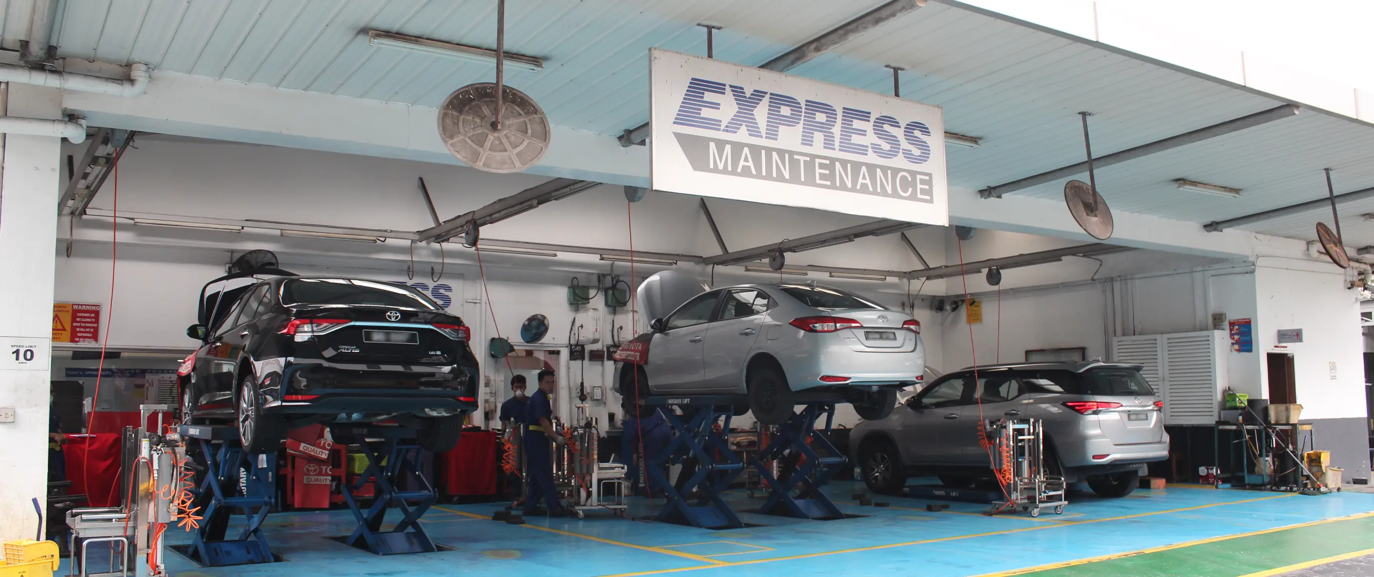 TOYOTA NBT BRUNEI SERVICE AND MAINTENANCE EXPRESS MAINTENANCE