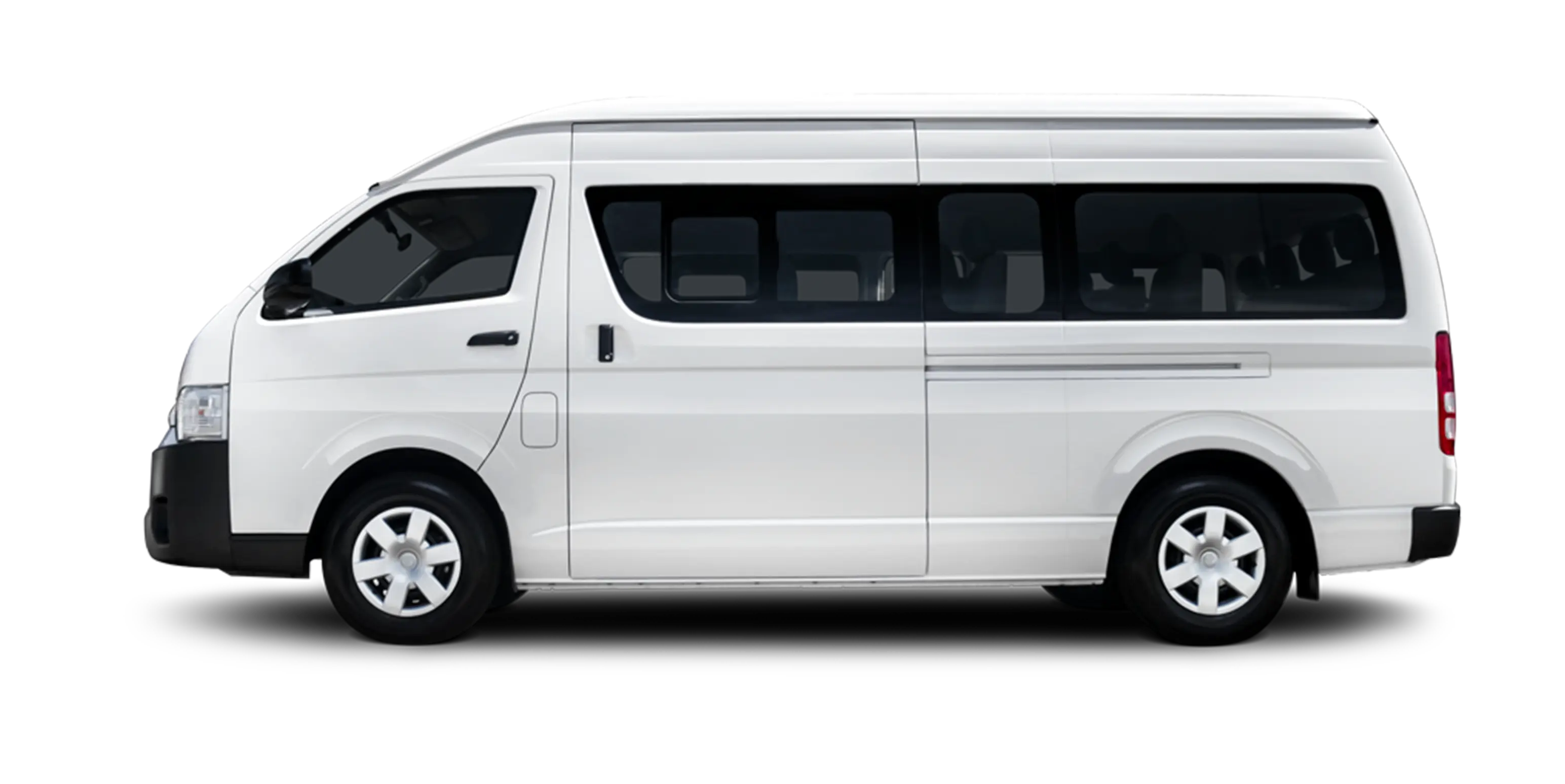 TOYOTA NBT BRUNEI HIACE HIGH ROOF COMMUTER VAN VAN THUMBNAIL WHITE