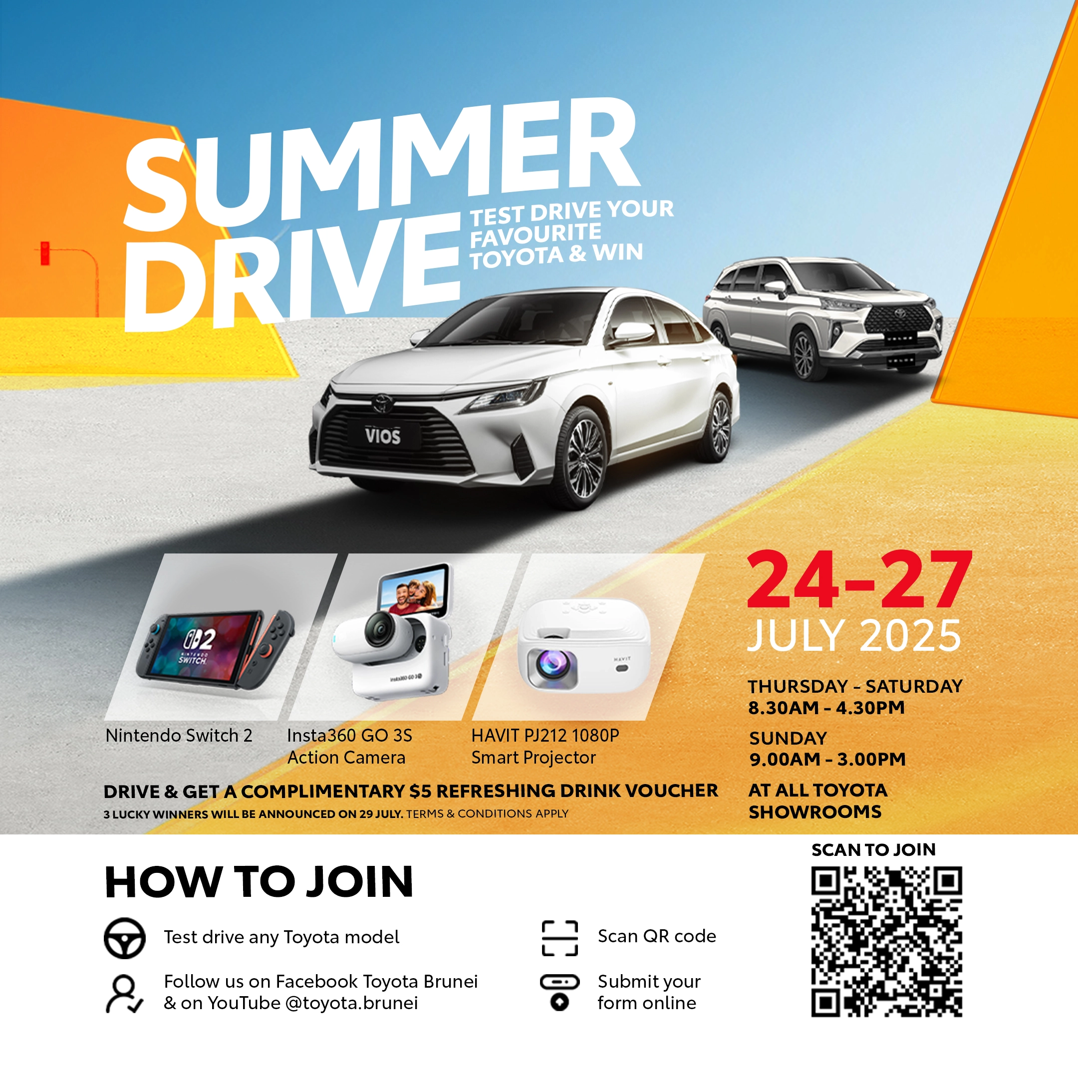 NBT TOYOTA SUMMER DRIVE TEST DRIVE AND WIN