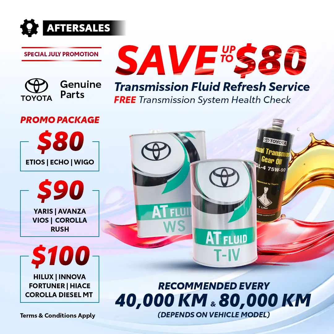 TRANSMISSION FLUID REFRESH SERVICE 