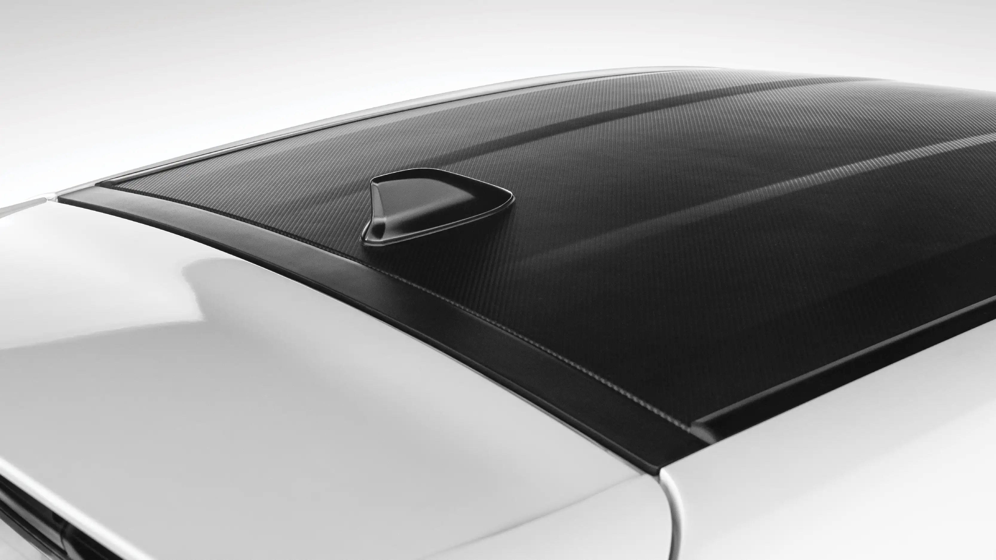 NBT TOYOTA GR YARIS CARBON FIBER ROOF WITH SHARK FIN ANTENNA