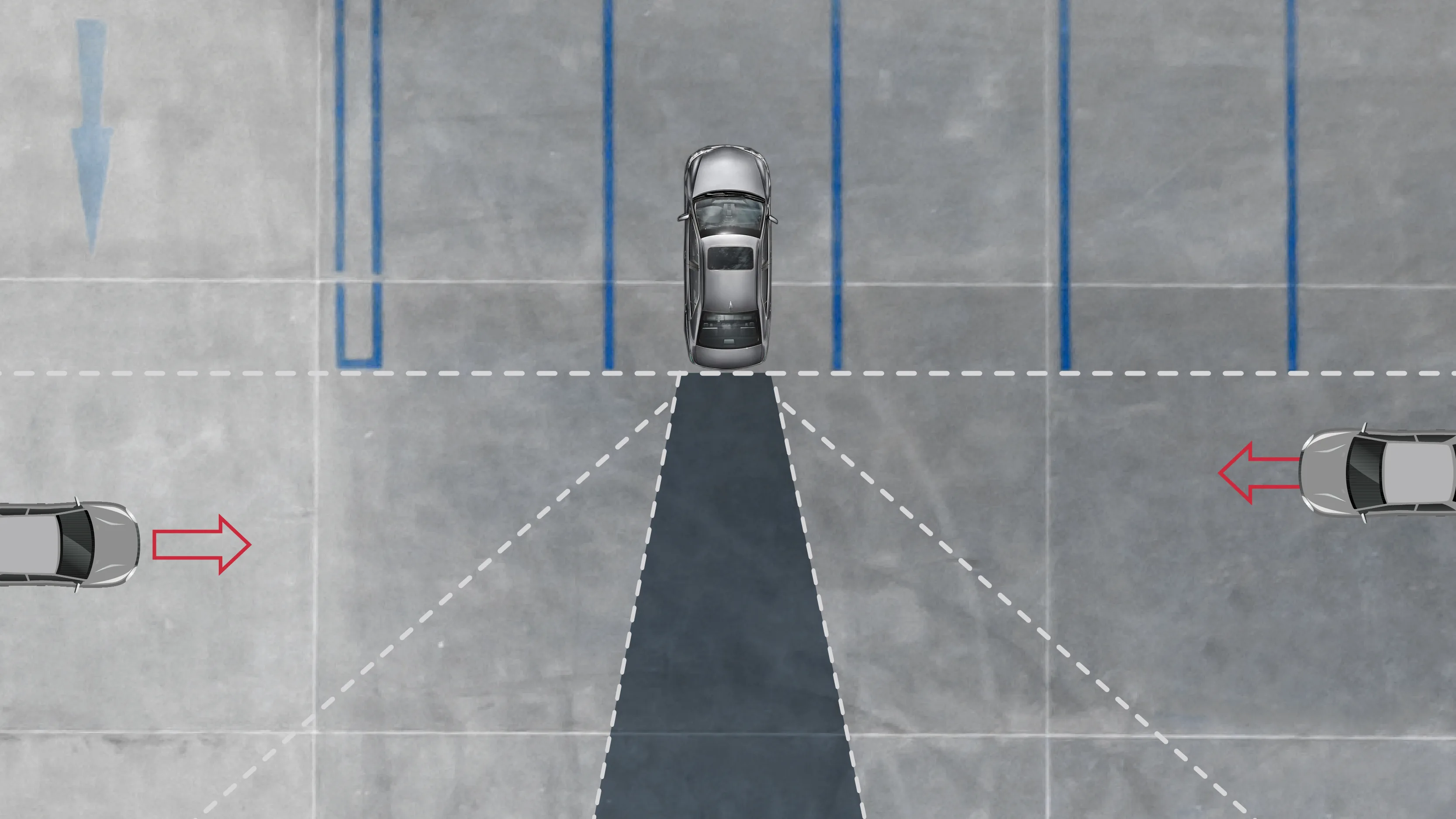 TOYOTA NBT BRUNEI CAMRY HEV CAR REAR CROSS TRAFFIC ALERT (RCTA)