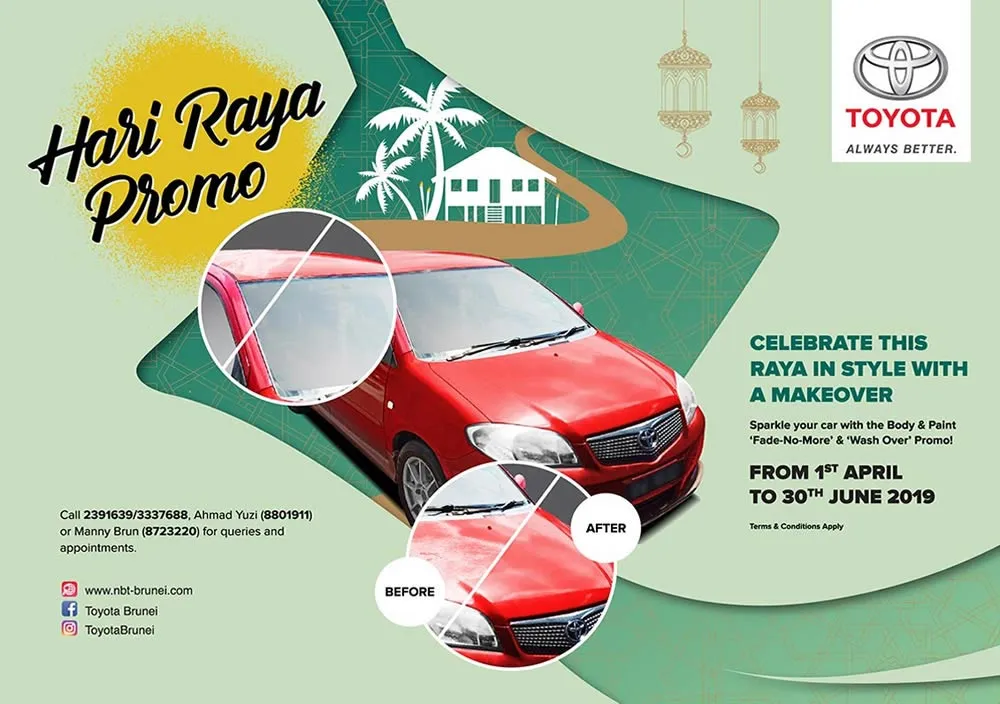 TOYOTA NBT BRUNEI AFTER SALES HARI RAYA PROMOTION