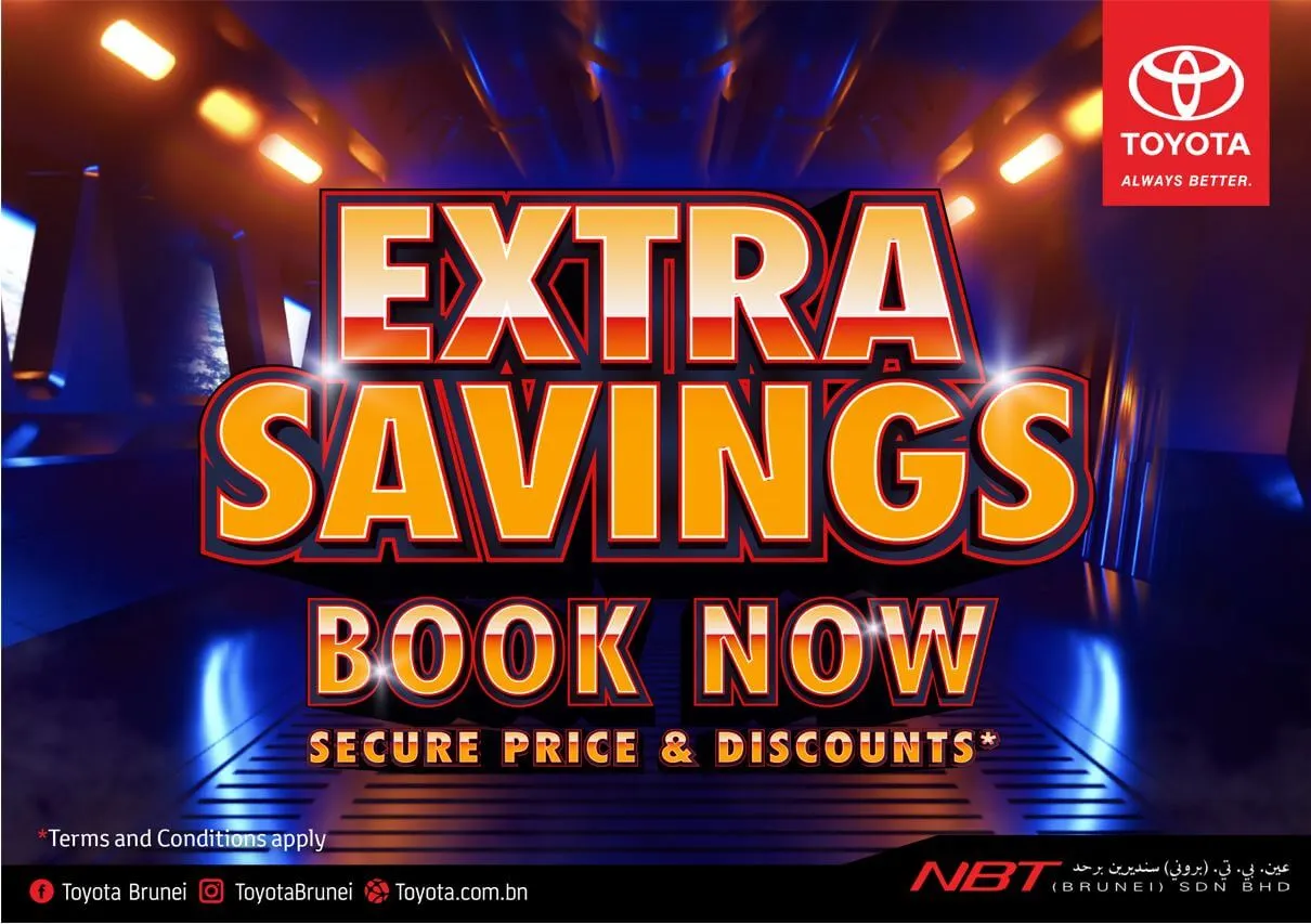 TOYOTA NBT BRUNEI EXTRA SAVINGS PROMOTIONS AND EVENTS