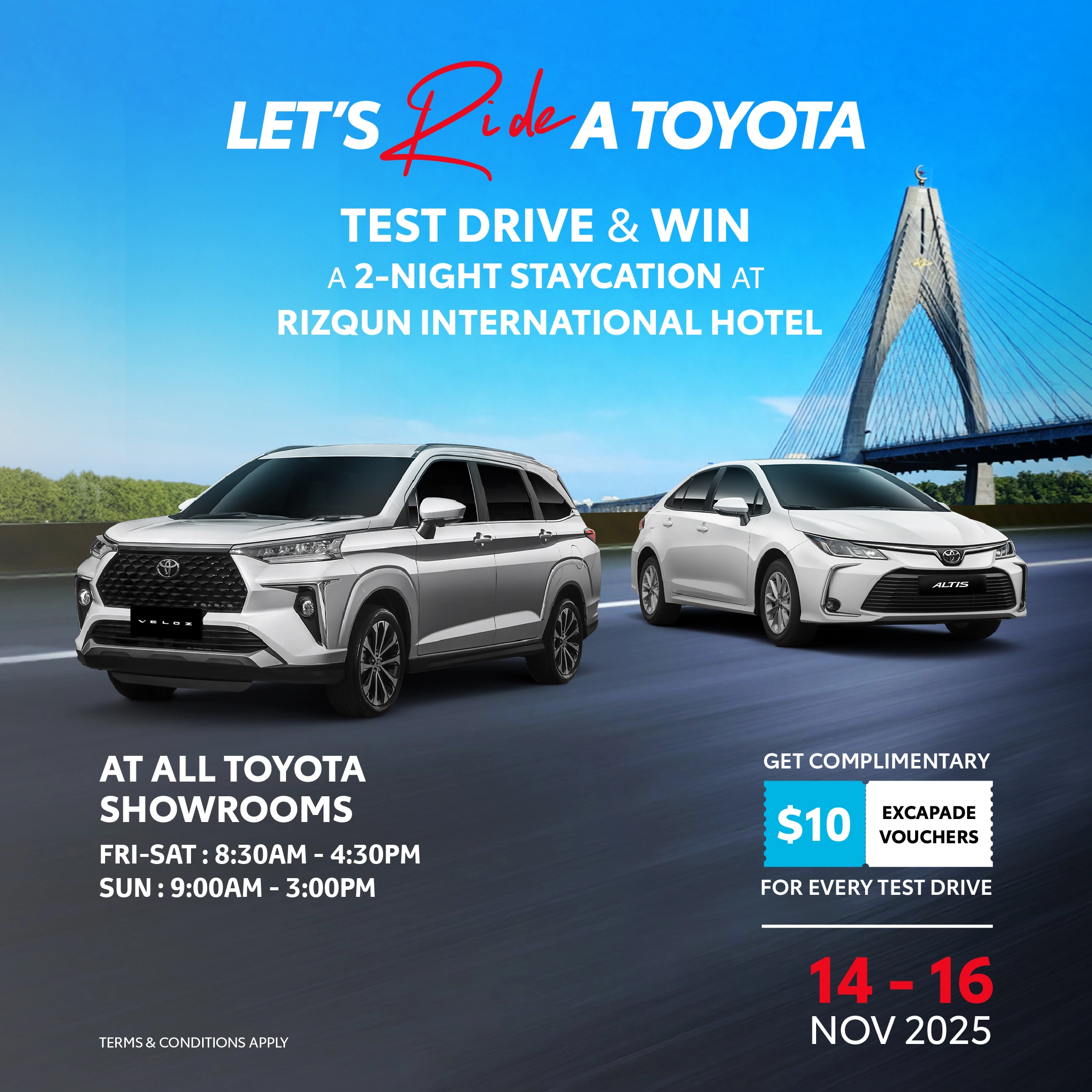 NBT TOYOTA LET'S RIDE A TOYOTA TEST DRIVE