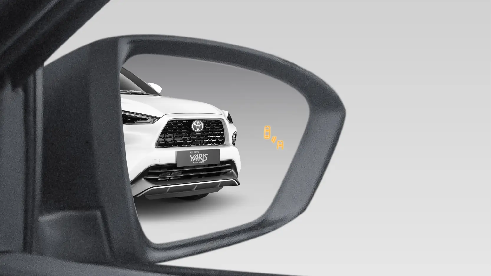 TOYOTA NBT BRUNEI YARIS CROSS HYBRID CAR BLIND SPOT MIRROR (BSM)