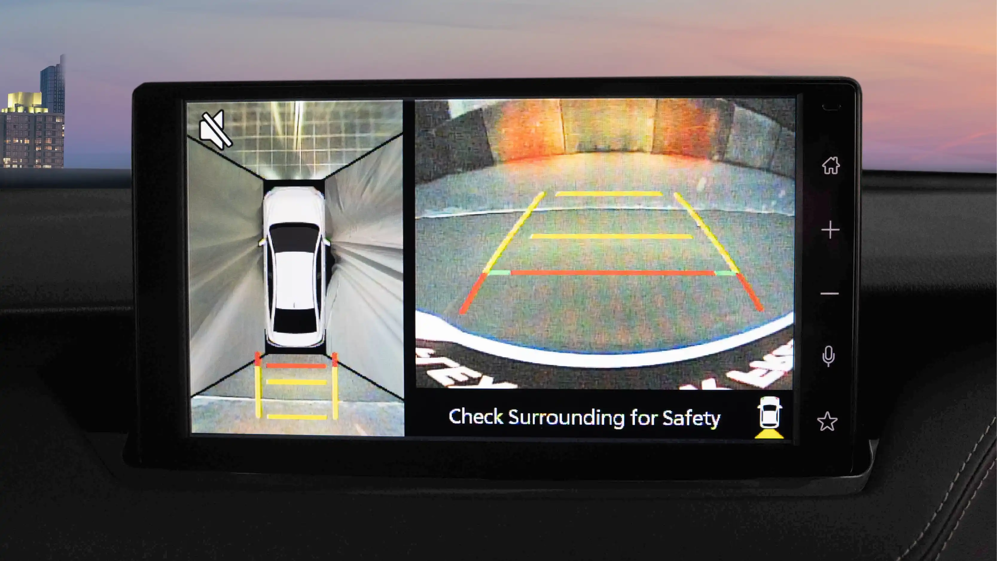 TOYOTA NBT BRUNEI VIOS HEV CAR SAFETY Panoramic View Reverse Camera