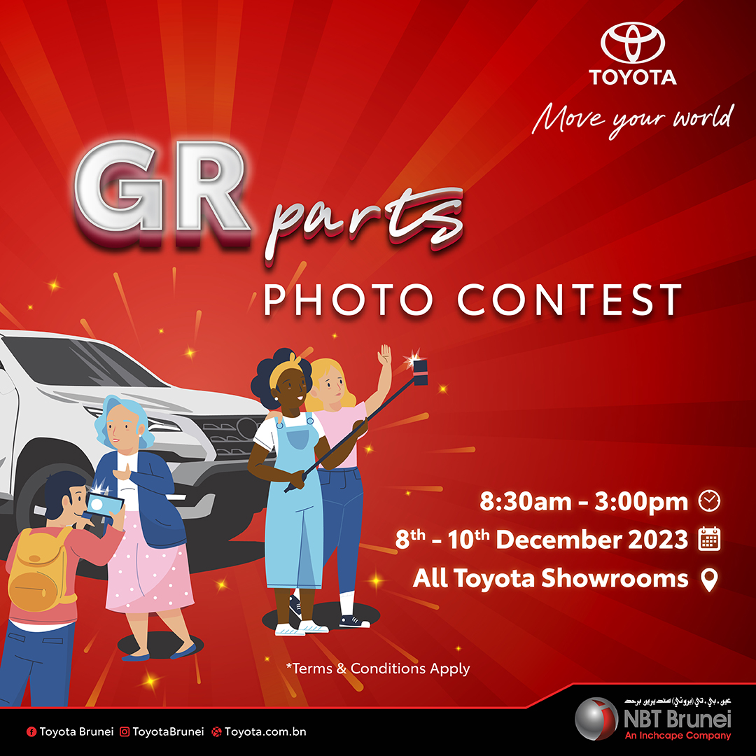 TOYOTA NBT BRUNEI GR parts PHOTO CONTEST