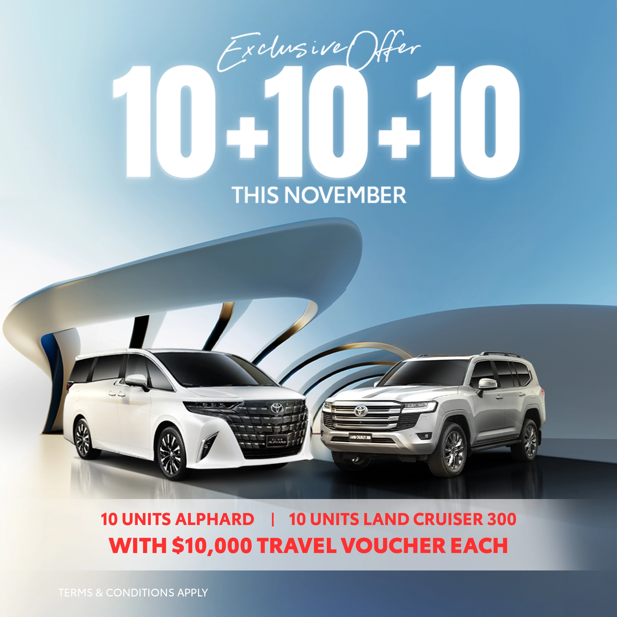 10+10+10 EXCLUSIVE OFFER