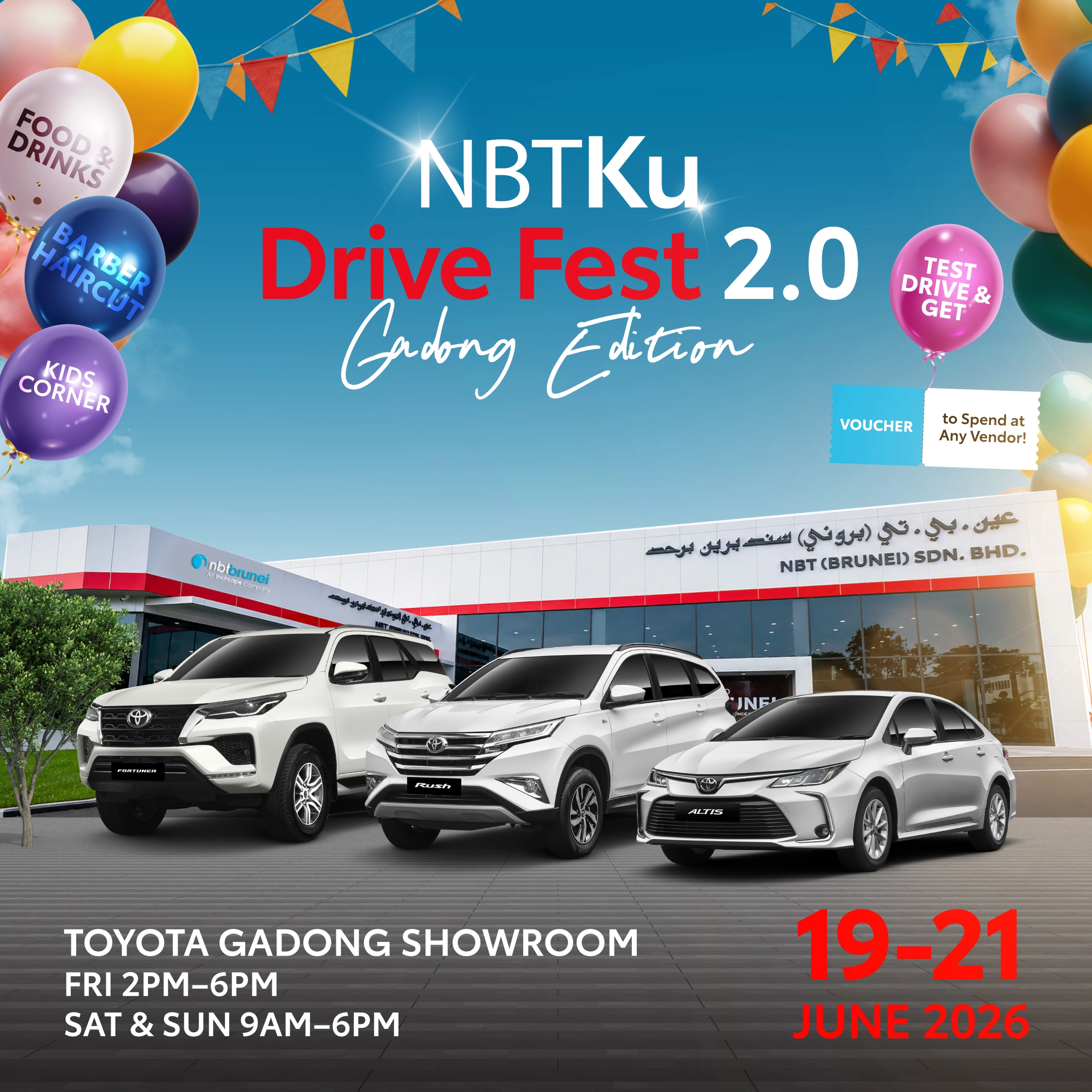 NBTKu Drive Fest 2.0 Gadong Edition