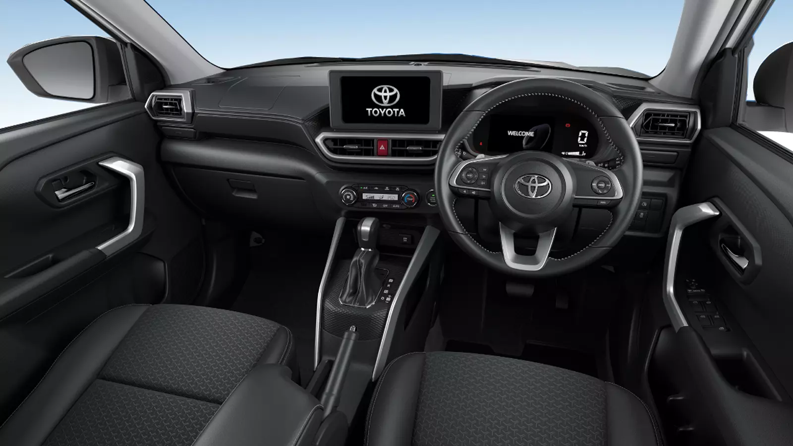TOYOTA NBT BRUNEI RAIZE CAR COMMANDING COCKPIT