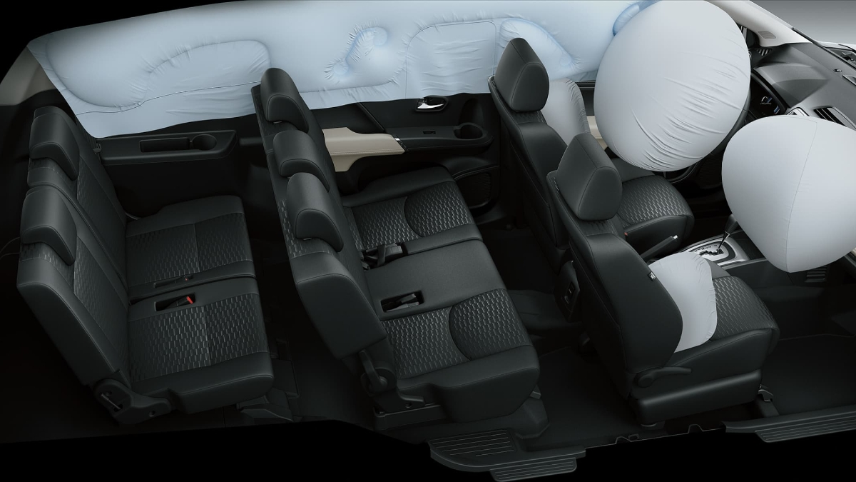TOYOTA NBT BRUNEI RUSH CAR 6 SRS AIRBAGS