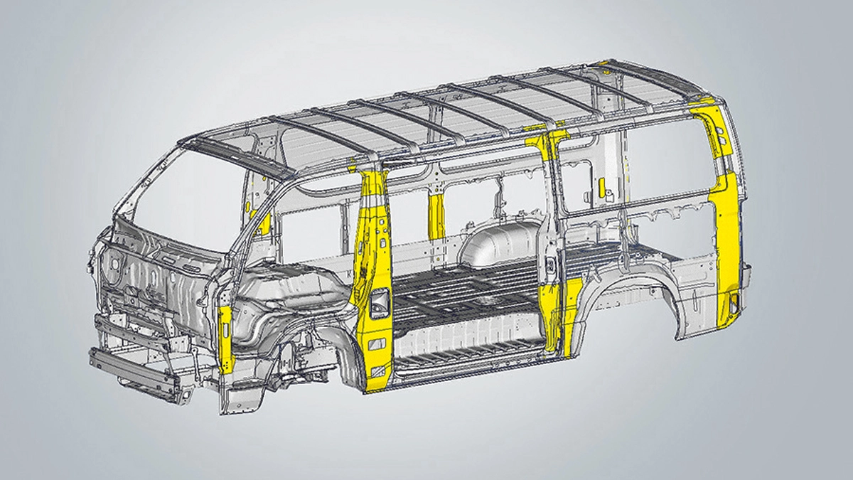 TOYOTA NBT BRUNEI HIACE BODY RIGIDITY 