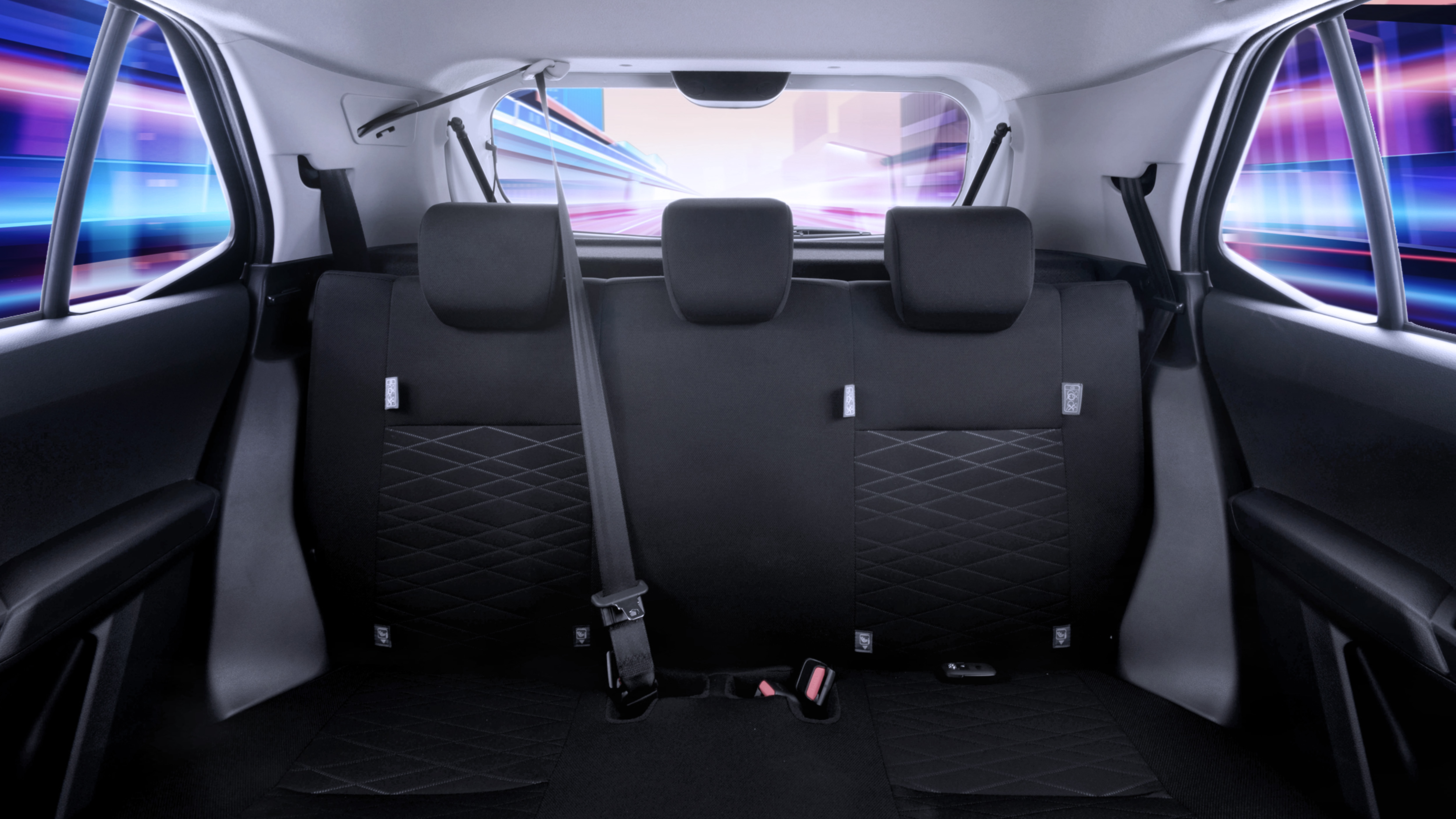 TOYOTA NBT BRUNEI WIGO CAR 3-POINT SEAT BELT