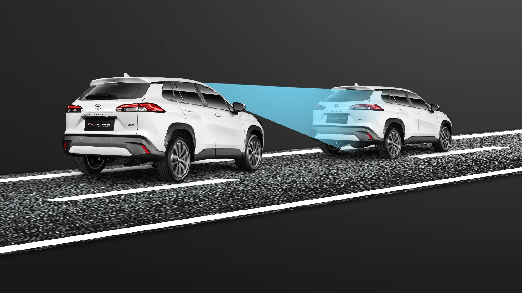 TOYOTA NBT BRUNEI CROSS HYBRID CAR DYNAMIC RADAR CRUISE CONTROL