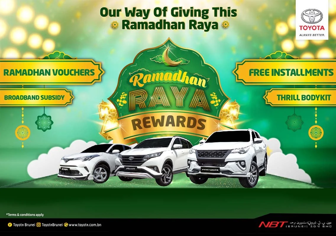 TOYOTA NBT BRUNEI RAMADHAN RAYA REWARDS PROMOTIONS AND EVENTS